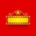 Gold Theatre marquee icon on a vibrant red background