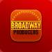 Gold 'Broadway Producers' icon on a vibrant red background.